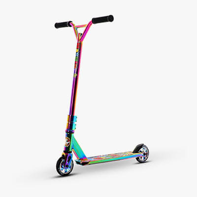 Extreme Neon Stunt Scooter
